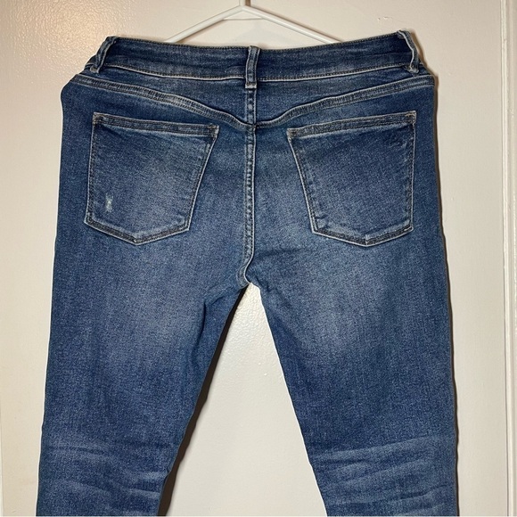 Dl1961 Florence Instascrupt Cropped Distressed Jean size 27 in color Harbor - Picture 6 of 6